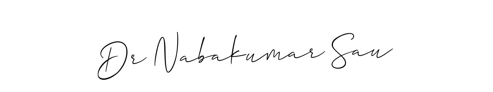 Dr Nabakumar Sau stylish signature style. Best Handwritten Sign (Allison_Script) for my name. Handwritten Signature Collection Ideas for my name Dr Nabakumar Sau. Dr Nabakumar Sau signature style 2 images and pictures png