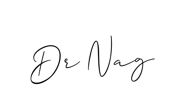 Dr Nag stylish signature style. Best Handwritten Sign (Allison_Script) for my name. Handwritten Signature Collection Ideas for my name Dr Nag. Dr Nag signature style 2 images and pictures png