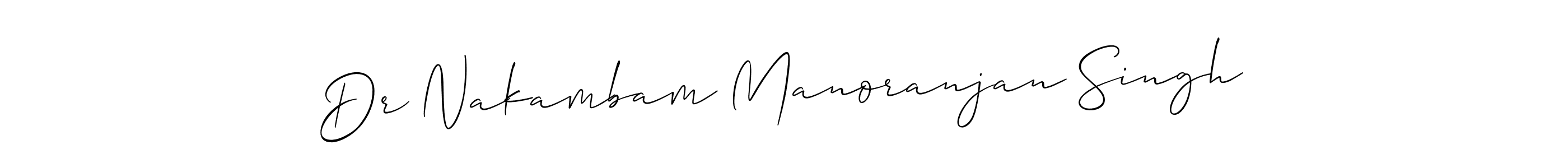 This is the best signature style for the Dr Nakambam Manoranjan Singh name. Also you like these signature font (Allison_Script). Mix name signature. Dr Nakambam Manoranjan Singh signature style 2 images and pictures png