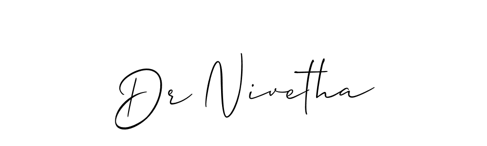 Make a short Dr Nivetha signature style. Manage your documents anywhere anytime using Allison_Script. Create and add eSignatures, submit forms, share and send files easily. Dr Nivetha signature style 2 images and pictures png