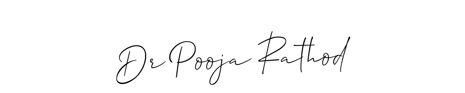 if you are searching for the best signature style for your name Dr Pooja Rathod. so please give up your signature search. here we have designed multiple signature styles  using Allison_Script. Dr Pooja Rathod signature style 2 images and pictures png