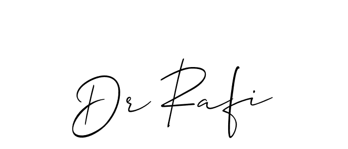 It looks lik you need a new signature style for name Dr Rafi. Design unique handwritten (Allison_Script) signature with our free signature maker in just a few clicks. Dr Rafi signature style 2 images and pictures png