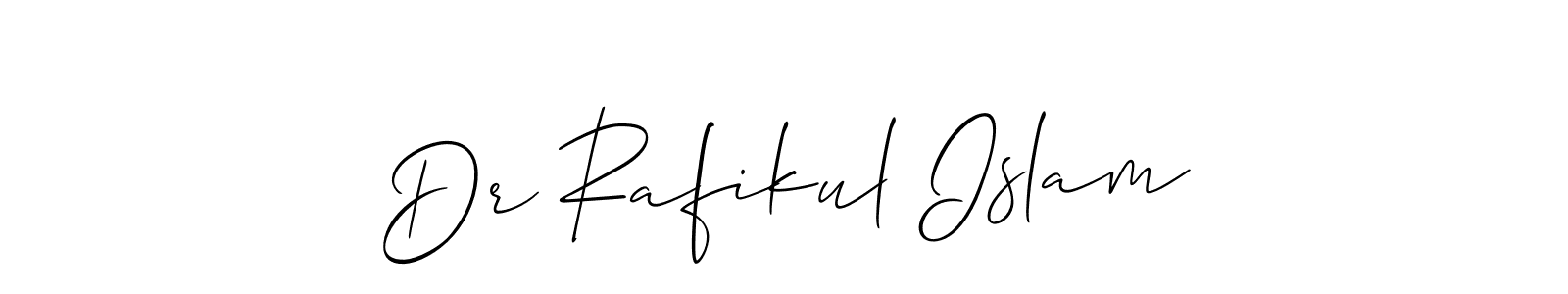 Dr Rafikul Islam stylish signature style. Best Handwritten Sign (Allison_Script) for my name. Handwritten Signature Collection Ideas for my name Dr Rafikul Islam. Dr Rafikul Islam signature style 2 images and pictures png