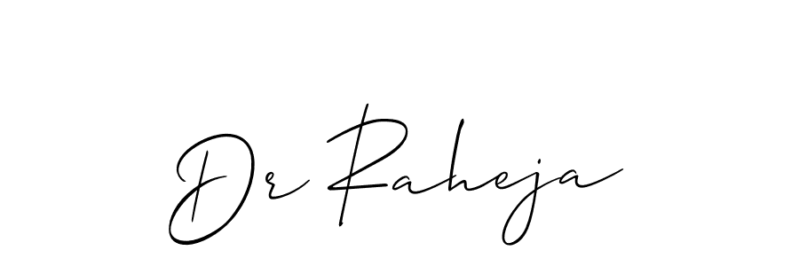 Dr Raheja stylish signature style. Best Handwritten Sign (Allison_Script) for my name. Handwritten Signature Collection Ideas for my name Dr Raheja. Dr Raheja signature style 2 images and pictures png