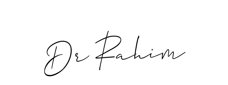 Best and Professional Signature Style for Dr Rahim. Allison_Script Best Signature Style Collection. Dr Rahim signature style 2 images and pictures png
