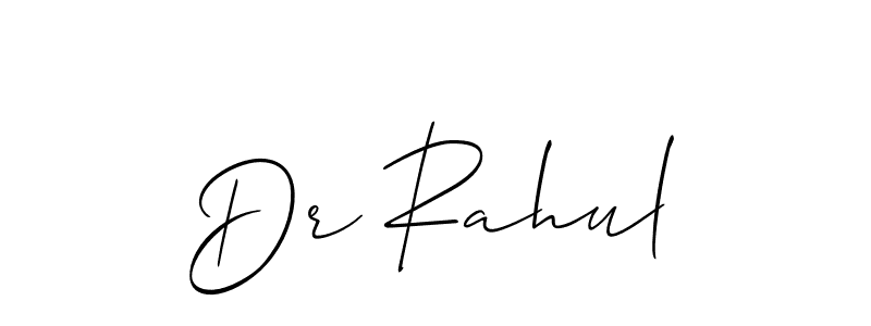 The best way (Allison_Script) to make a short signature is to pick only two or three words in your name. The name Dr Rahul include a total of six letters. For converting this name. Dr Rahul signature style 2 images and pictures png