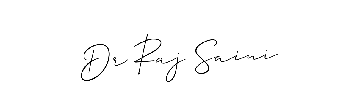 Make a short Dr Raj Saini signature style. Manage your documents anywhere anytime using Allison_Script. Create and add eSignatures, submit forms, share and send files easily. Dr Raj Saini signature style 2 images and pictures png