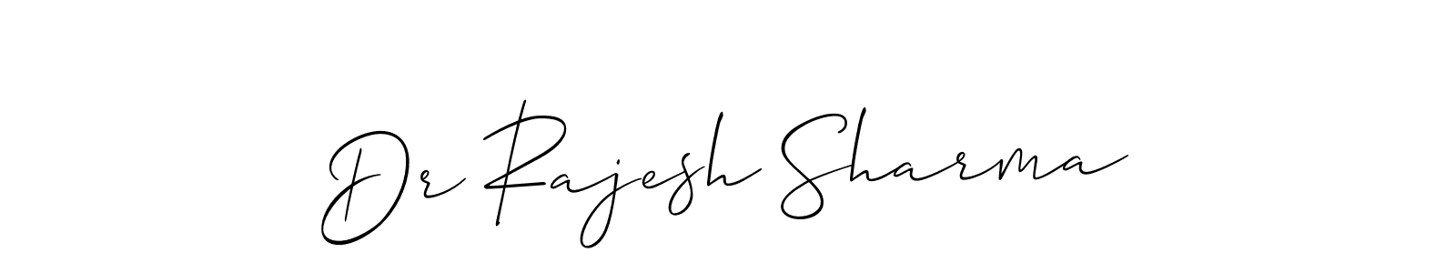 Similarly Allison_Script is the best handwritten signature design. Signature creator online .You can use it as an online autograph creator for name Dr Rajesh Sharma. Dr Rajesh Sharma signature style 2 images and pictures png