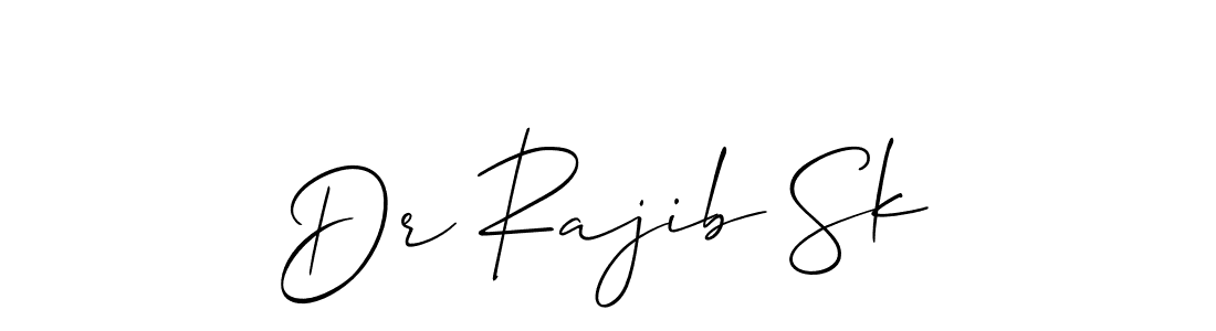 How to Draw Dr Rajib Sk signature style? Allison_Script is a latest design signature styles for name Dr Rajib Sk. Dr Rajib Sk signature style 2 images and pictures png