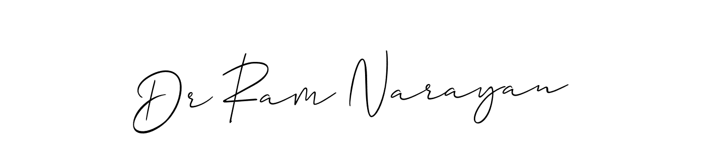 Similarly Allison_Script is the best handwritten signature design. Signature creator online .You can use it as an online autograph creator for name Dr Ram Narayan. Dr Ram Narayan signature style 2 images and pictures png