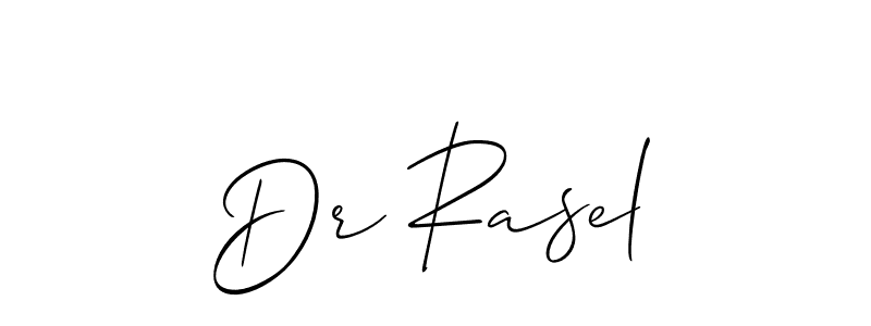 You should practise on your own different ways (Allison_Script) to write your name (Dr Rasel) in signature. don't let someone else do it for you. Dr Rasel signature style 2 images and pictures png