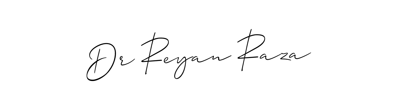 Best and Professional Signature Style for Dr Reyan Raza. Allison_Script Best Signature Style Collection. Dr Reyan Raza signature style 2 images and pictures png