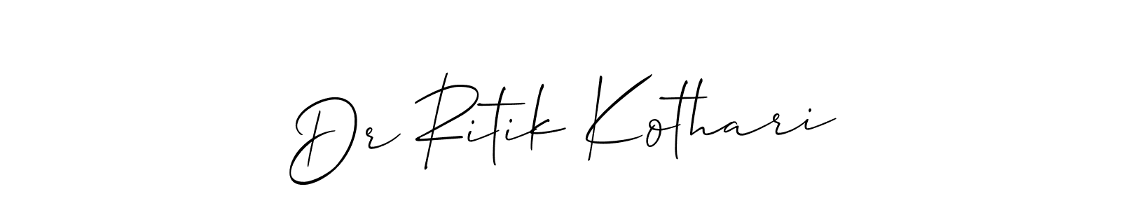 See photos of Dr Ritik Kothari official signature by Spectra . Check more albums & portfolios. Read reviews & check more about Allison_Script font. Dr Ritik Kothari signature style 2 images and pictures png