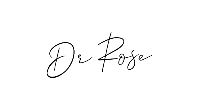 It looks lik you need a new signature style for name Dr Rose. Design unique handwritten (Allison_Script) signature with our free signature maker in just a few clicks. Dr Rose signature style 2 images and pictures png