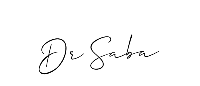 You can use this online signature creator to create a handwritten signature for the name Dr Saba. This is the best online autograph maker. Dr Saba signature style 2 images and pictures png