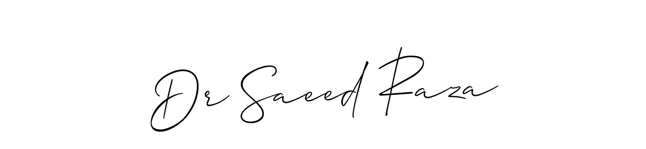 You can use this online signature creator to create a handwritten signature for the name Dr Saeed Raza. This is the best online autograph maker. Dr Saeed Raza signature style 2 images and pictures png