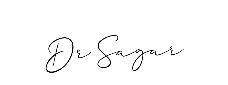 You should practise on your own different ways (Allison_Script) to write your name (Dr Sagar) in signature. don't let someone else do it for you. Dr Sagar signature style 2 images and pictures png