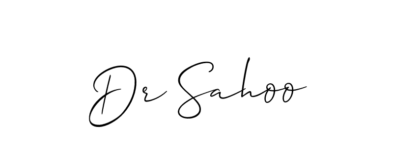 Also we have Dr Sahoo name is the best signature style. Create professional handwritten signature collection using Allison_Script autograph style. Dr Sahoo signature style 2 images and pictures png