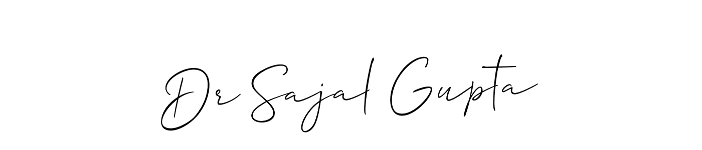 Best and Professional Signature Style for Dr Sajal Gupta. Allison_Script Best Signature Style Collection. Dr Sajal Gupta signature style 2 images and pictures png