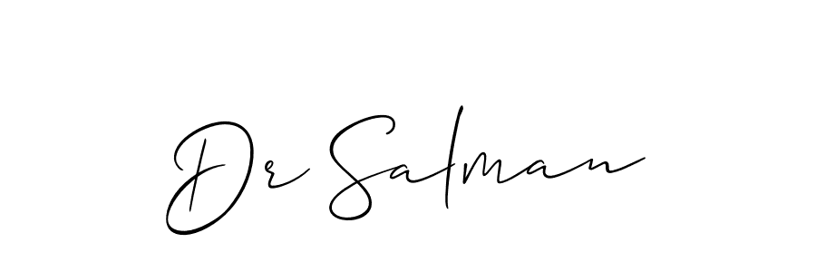 This is the best signature style for the Dr Salman name. Also you like these signature font (Allison_Script). Mix name signature. Dr Salman signature style 2 images and pictures png