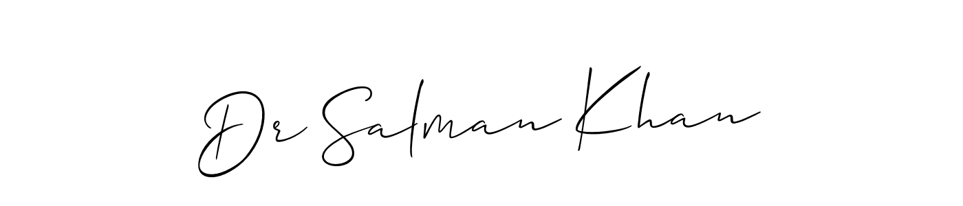 Best and Professional Signature Style for Dr Salman Khan. Allison_Script Best Signature Style Collection. Dr Salman Khan signature style 2 images and pictures png