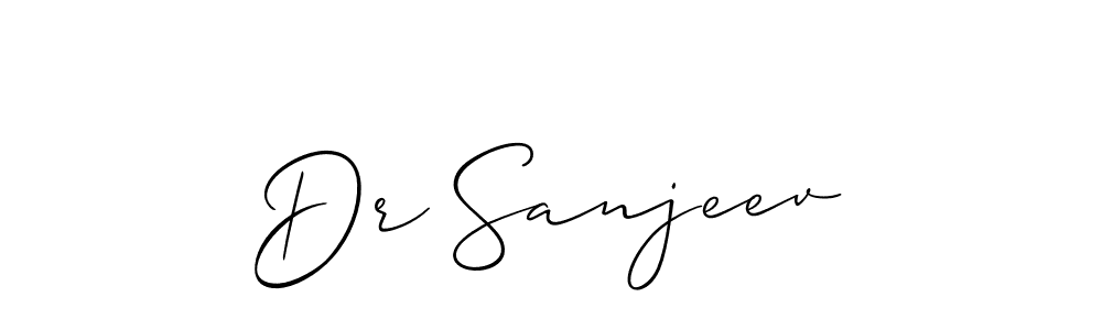 Allison_Script is a professional signature style that is perfect for those who want to add a touch of class to their signature. It is also a great choice for those who want to make their signature more unique. Get Dr Sanjeev name to fancy signature for free. Dr Sanjeev signature style 2 images and pictures png