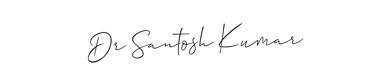 How to Draw Dr Santosh Kumar signature style? Allison_Script is a latest design signature styles for name Dr Santosh Kumar. Dr Santosh Kumar signature style 2 images and pictures png