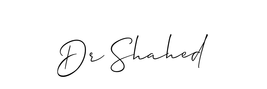 if you are searching for the best signature style for your name Dr Shahed. so please give up your signature search. here we have designed multiple signature styles  using Allison_Script. Dr Shahed signature style 2 images and pictures png