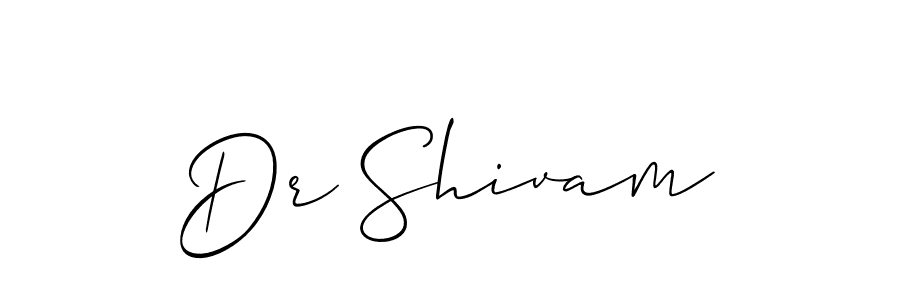 Allison_Script is a professional signature style that is perfect for those who want to add a touch of class to their signature. It is also a great choice for those who want to make their signature more unique. Get Dr Shivam name to fancy signature for free. Dr Shivam signature style 2 images and pictures png