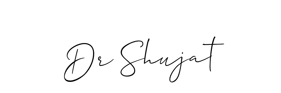 It looks lik you need a new signature style for name Dr Shujat. Design unique handwritten (Allison_Script) signature with our free signature maker in just a few clicks. Dr Shujat signature style 2 images and pictures png
