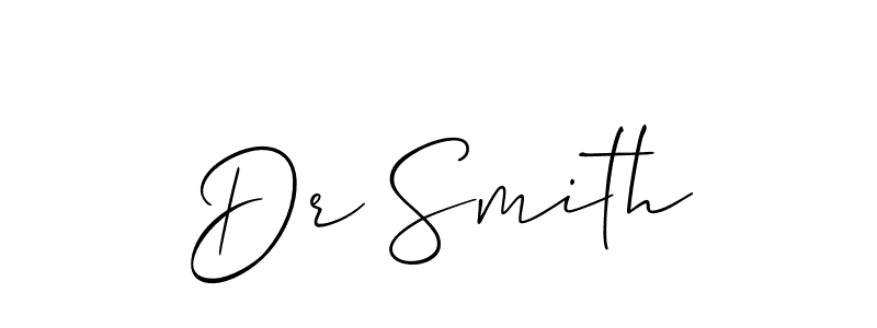 How to make Dr Smith name signature. Use Allison_Script style for creating short signs online. This is the latest handwritten sign. Dr Smith signature style 2 images and pictures png