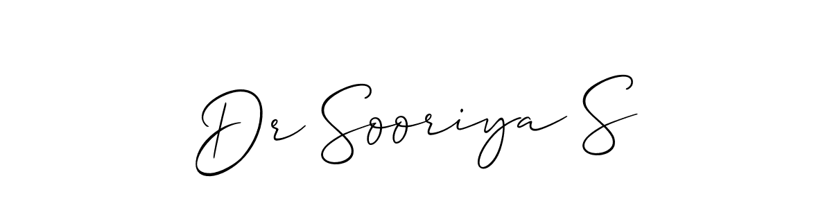 Best and Professional Signature Style for Dr Sooriya S. Allison_Script Best Signature Style Collection. Dr Sooriya S signature style 2 images and pictures png