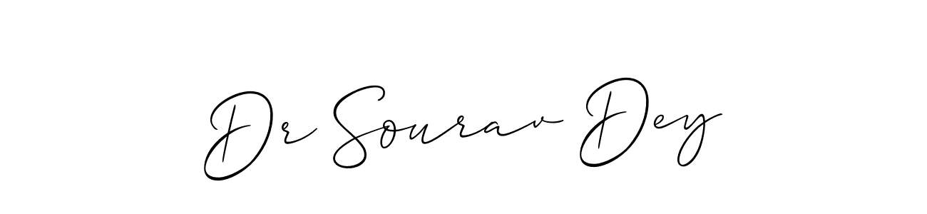 This is the best signature style for the Dr Sourav Dey name. Also you like these signature font (Allison_Script). Mix name signature. Dr Sourav Dey signature style 2 images and pictures png