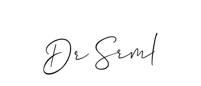 Design your own signature with our free online signature maker. With this signature software, you can create a handwritten (Allison_Script) signature for name Dr Srml. Dr Srml signature style 2 images and pictures png