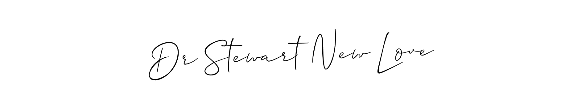 Check out images of Autograph of Dr Stewart New Love name. Actor Dr Stewart New Love Signature Style. Allison_Script is a professional sign style online. Dr Stewart New Love signature style 2 images and pictures png