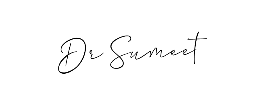 Make a beautiful signature design for name Dr Sumeet. Use this online signature maker to create a handwritten signature for free. Dr Sumeet signature style 2 images and pictures png
