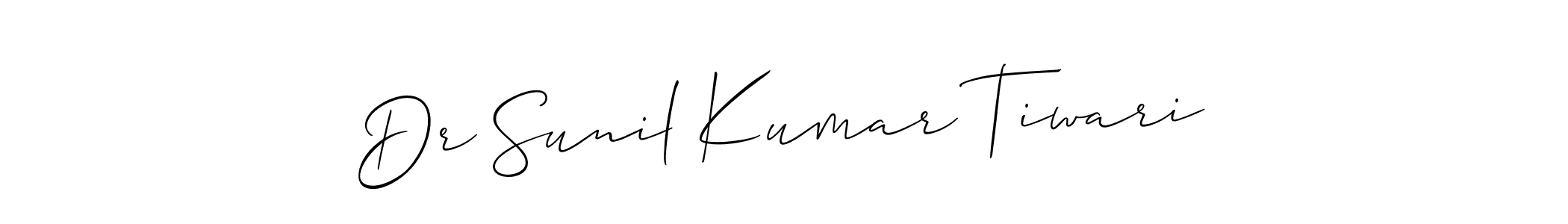 Check out images of Autograph of Dr Sunil Kumar Tiwari name. Actor Dr Sunil Kumar Tiwari Signature Style. Allison_Script is a professional sign style online. Dr Sunil Kumar Tiwari signature style 2 images and pictures png