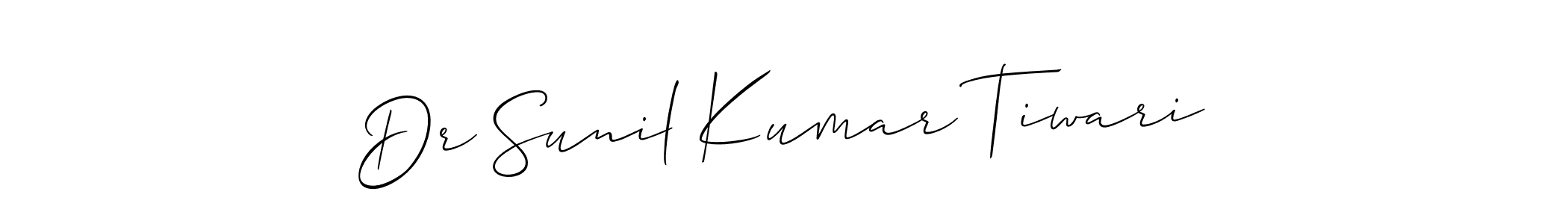 This is the best signature style for the Dr Sunil Kumar Tiwari name. Also you like these signature font (Allison_Script). Mix name signature. Dr Sunil Kumar Tiwari signature style 2 images and pictures png