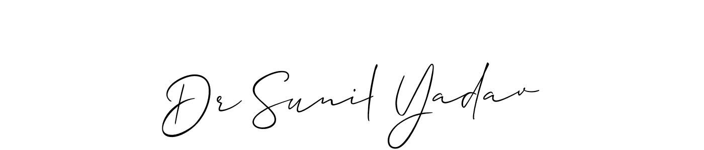 Here are the top 10 professional signature styles for the name Dr Sunil Yadav. These are the best autograph styles you can use for your name. Dr Sunil Yadav signature style 2 images and pictures png