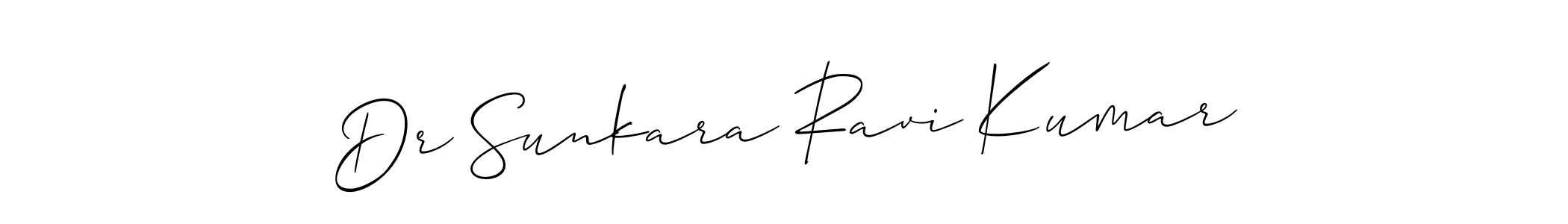 Also we have Dr Sunkara Ravi Kumar name is the best signature style. Create professional handwritten signature collection using Allison_Script autograph style. Dr Sunkara Ravi Kumar signature style 2 images and pictures png