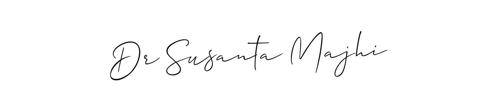 Use a signature maker to create a handwritten signature online. With this signature software, you can design (Allison_Script) your own signature for name Dr Susanta Majhi. Dr Susanta Majhi signature style 2 images and pictures png