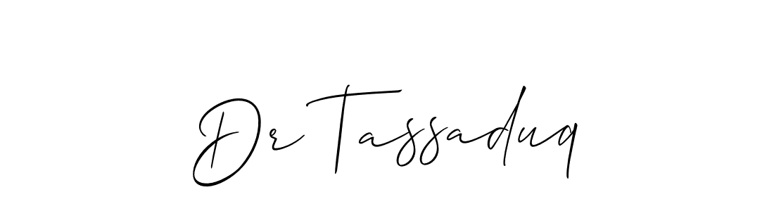 Check out images of Autograph of Dr Tassaduq name. Actor Dr Tassaduq Signature Style. Allison_Script is a professional sign style online. Dr Tassaduq signature style 2 images and pictures png