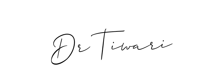 It looks lik you need a new signature style for name Dr Tiwari. Design unique handwritten (Allison_Script) signature with our free signature maker in just a few clicks. Dr Tiwari signature style 2 images and pictures png