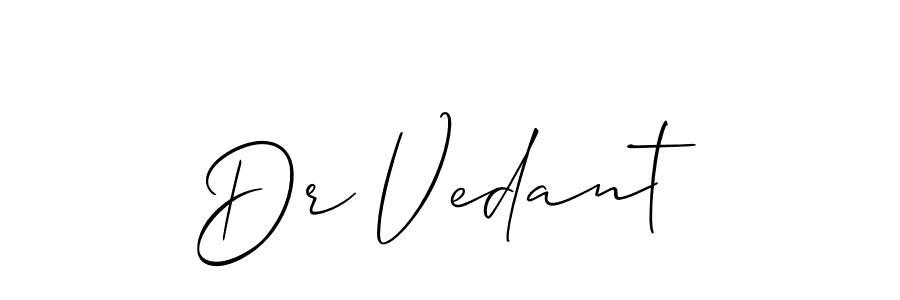 Make a short Dr Vedant signature style. Manage your documents anywhere anytime using Allison_Script. Create and add eSignatures, submit forms, share and send files easily. Dr Vedant signature style 2 images and pictures png