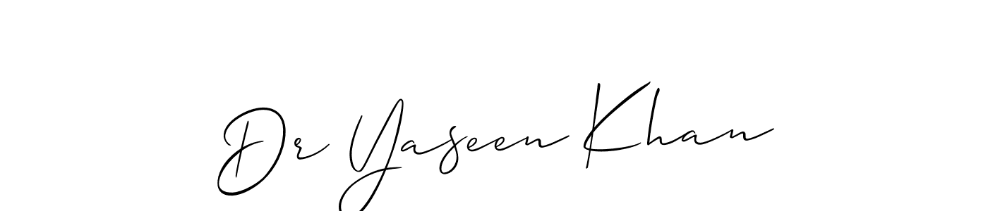 You can use this online signature creator to create a handwritten signature for the name Dr Yaseen Khan. This is the best online autograph maker. Dr Yaseen Khan signature style 2 images and pictures png