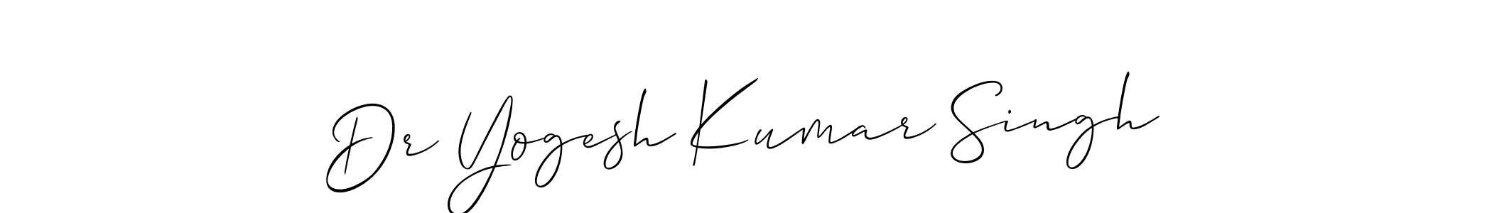 Also You can easily find your signature by using the search form. We will create Dr Yogesh Kumar Singh name handwritten signature images for you free of cost using Allison_Script sign style. Dr Yogesh Kumar Singh signature style 2 images and pictures png