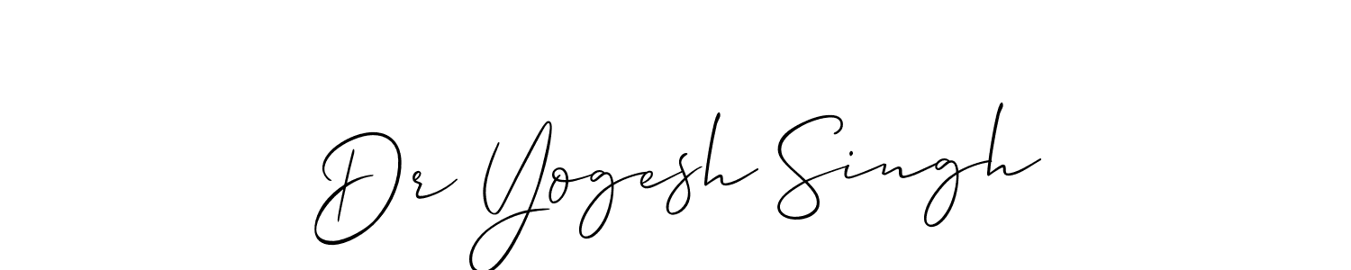 Similarly Allison_Script is the best handwritten signature design. Signature creator online .You can use it as an online autograph creator for name Dr Yogesh Singh. Dr Yogesh Singh signature style 2 images and pictures png