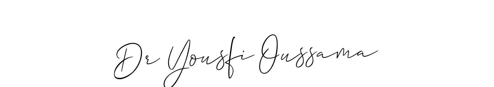 Once you've used our free online signature maker to create your best signature Allison_Script style, it's time to enjoy all of the benefits that Dr Yousfi Oussama name signing documents. Dr Yousfi Oussama signature style 2 images and pictures png