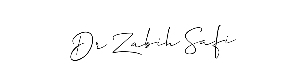 You can use this online signature creator to create a handwritten signature for the name Dr Zabih Safi. This is the best online autograph maker. Dr Zabih Safi signature style 2 images and pictures png