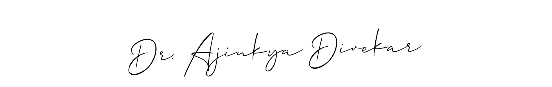 Best and Professional Signature Style for Dr. Ajinkya Divekar. Allison_Script Best Signature Style Collection. Dr. Ajinkya Divekar signature style 2 images and pictures png